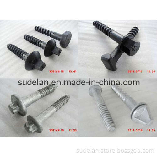 Non-Standard Railway Screw Spikes for Railway